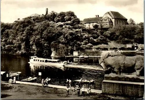 13191 - Deutschland - Halle Kröllwitz , Saale , An der Giebichenstein Brücke - gelaufen 1970