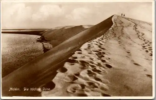 13222 - Litauen - Nidden , Nida , Kurische Nehrung , Die höhste Düne - gelaufen 1914