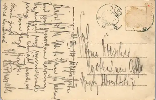 13222 - Litauen - Nidden , Nida , Kurische Nehrung , Die höhste Düne - gelaufen 1914
