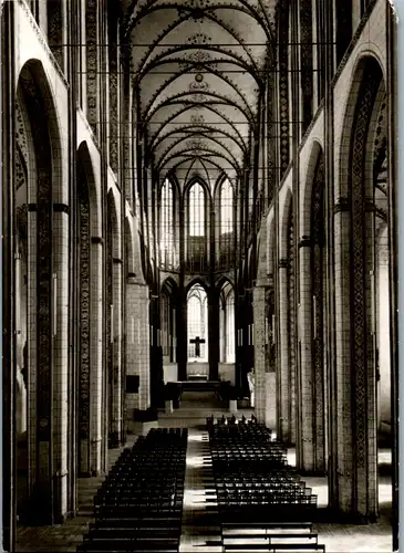 13230 - Deutschland - Lübeck , Marienkirche , Mittelschiff - gelaufen 1980