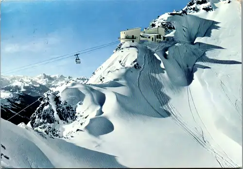 13238 - Tirol - St. Anton am Arlberg , Valluga Bergbahn , Seilbahn - gelaufen 1977