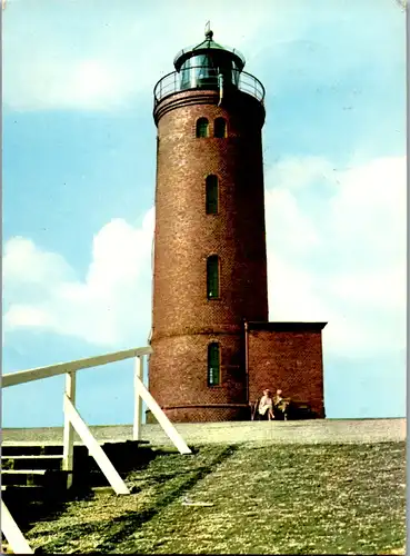 13244 - Deutschland - St. Peter Ording , Nordsee Heil und Schwefelbad , Leuchtturm Böhl - gelaufen 1972