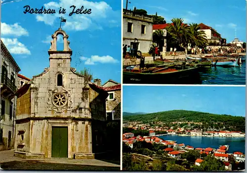 13263 - Kroatien - Jelsa , Mehrbildkarte - gelaufen 1969