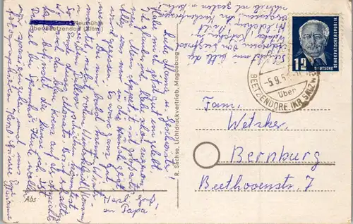 13270 - Deutschland - Beetzendorf , Altmark , Neumühle über Beetzendorf - gelaufen 1951