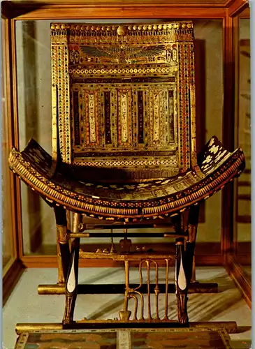 13272 - Islam - Treasures of Tutankhamun , Throne used in Religious ceremonies - gelaufen 1985