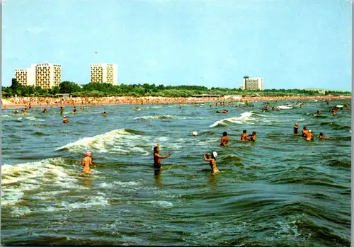 13273 - Rumänien - Mamaia , In valurile marii , im Meer - gelaufen 1979