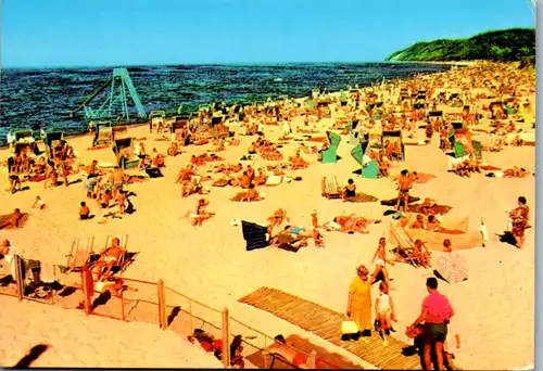 13296 - Polen - Miedzyzdroje , Plaza w glebi Kawcza Gora , Strand - gelaufen