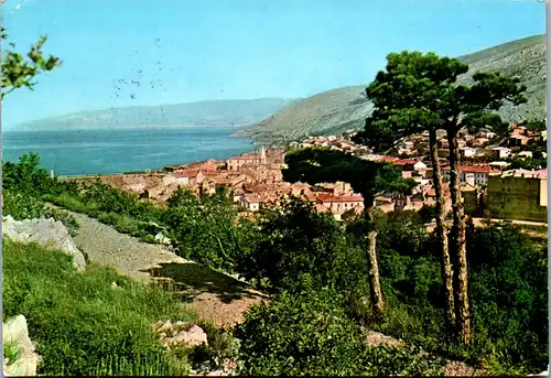 13300 - Kroatien - Senj , Zengg , Panorama - gelaufen