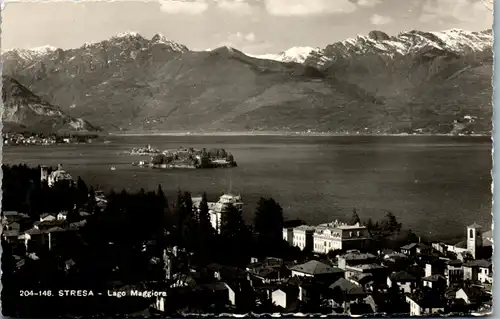 13308 - Italien - Stresa , Lago Maggiore , Panorama - nicht gelaufen