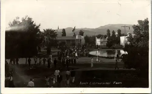 13325 - Türkei - Izmir , Enternasyonal Fuari - gelaufen 1953
