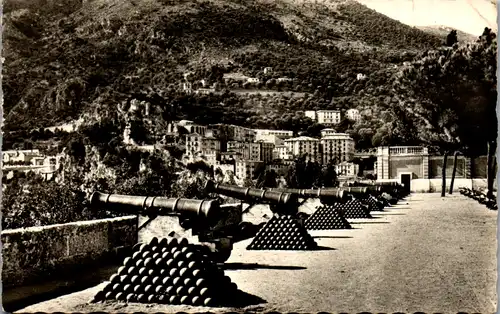 13334 - Monaco - Principaute de Monaco , Les vieux Canons de la Place du Palais , Kanonen - gelaufen 1961