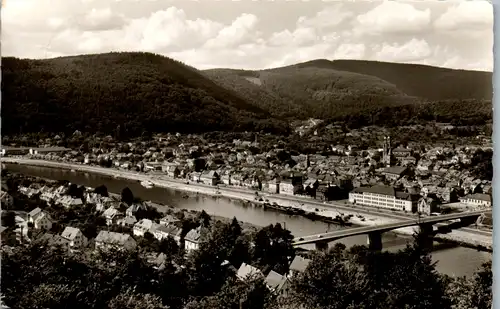 13336 - Deutschland - Eberbach Luftkurort , Neckartal - gelaufen 1963