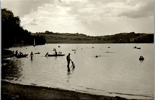 13352 - Tschechische Republik - Prostejov , Koupaliste na prehrade , The swimmingpool at the dam , Der Badeplatz am Stausee - nicht gelaufen