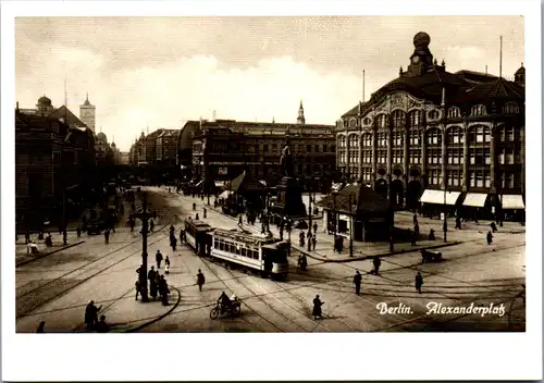 13354 - Deutschland - Berlin , Alexanderplatz um 1920 - nicht gelaufen