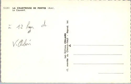 13357 - Frankreich - Le Couvent , La Chartreuse de Portes - nicht gelaufen