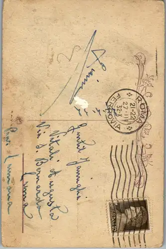 13369 - Italien - Roma , Rom , Tempio di Castore e Polluce - gelaufen 1932