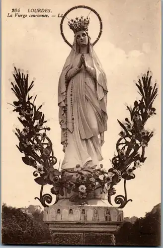 13383 - Frankreich - Lourdes , La Vierge couronnee - nicht gelaufen