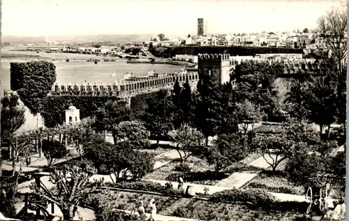 13394 - Marokko - Rabat , Jardin des Oudaias et le Boureghreb - nicht gelaufen