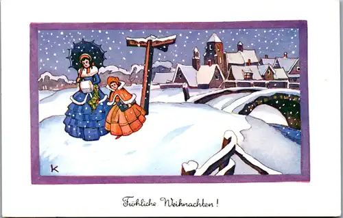 13656 -  - Fröhliche Weihnachten - gelaufen 1942