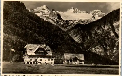 13692 - Steiermark - Alpenhotel zur Wasnerin in Bad Aussee mit Dachstein , Panoramablick - gelaufen 1938