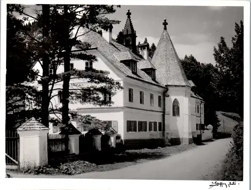 13698 - Aufnahme - Steiermark , Mariazell , Gollrad , Schloß Brandhof am Seeberg