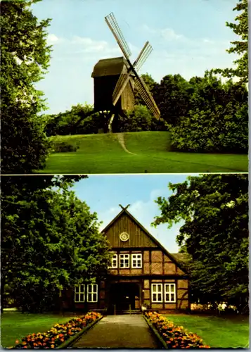 13723 - Deutschland - Hannover Kirchrode , Parkrestaurant u. Gartencafe Alte Mühle , Hermann Löns Park , Hoppe - gelaufen 1968