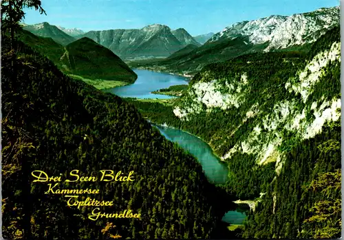 13750 - Steiermark - Grundlsee Gössl , Kammersee , Toplitzsee , Gosaukamm , Sarstein , Gösslerwand , Toplitzseeberg - gelaufen 1979