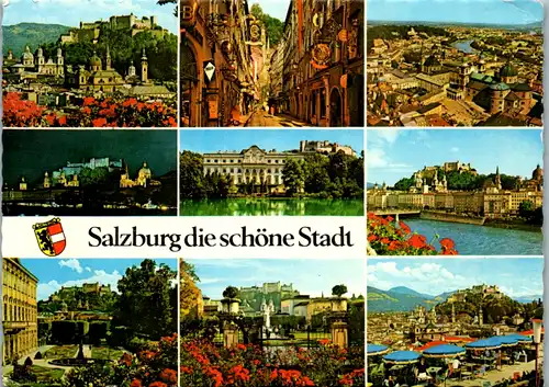 13767 - Salzburg - Mehrbildkarte - gelaufen 1978