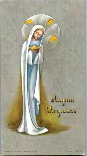 13812 - Heiligenbild - Regina Virginum