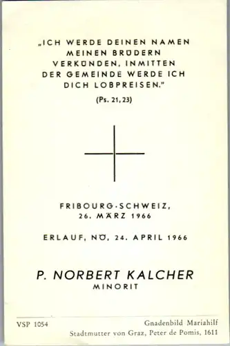 13844 - Heiligenbild - Maria