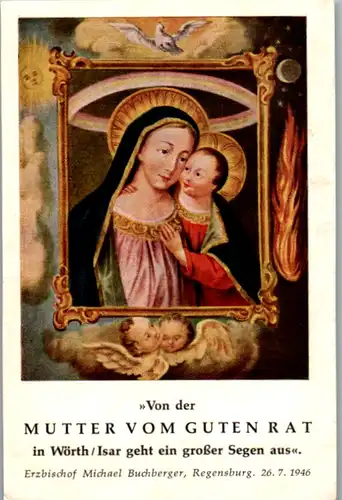 13861 - Heiligenbild - Maria , Mutter vom guten Rat