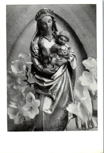 13887 - Heiligenbild - Maria , Gebet