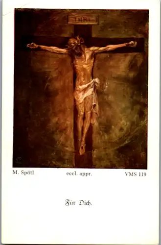 13895 - Heiligenbild - Jesus , Für dich , M. Spötl