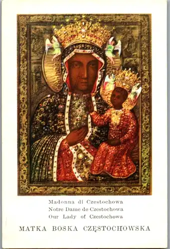 13896 - Heiligenbild - Matka Boska Czesstochowska , Madonna