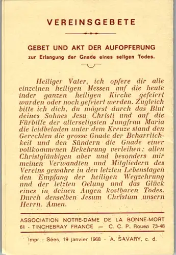 13909 - Heiligenbild - O liebe Frau der Siben Schmerzen , Bitte für uns Sünder , Gebete