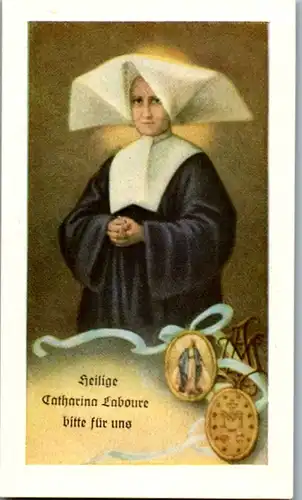 13926 - Heiligenbild - Heilige Catharina Laboure bitte für uns , Schwester von heiligen Vinzenz von Paul