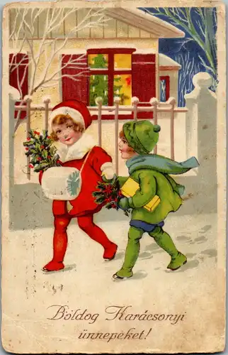 13985 -  - Boldog Karacsonyi ünnepeket , Frohe Weihnachten - gelaufen 1932