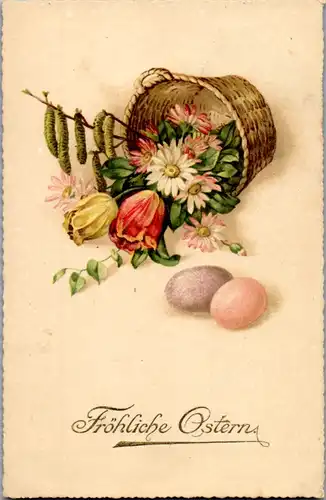 14043 -  - Fröhliche Ostern - gelaufen 1924