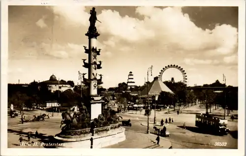14049 - Wien - Prater , Praterstern , Sonderstempel - gelaufen 1947
