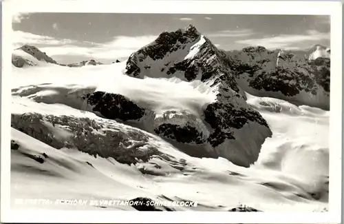 14079 - Vorarlberg - Silvretta , Eckhorn , Silvrettahorn , Schneeglocke , Egghorn - gelaufen 1951
