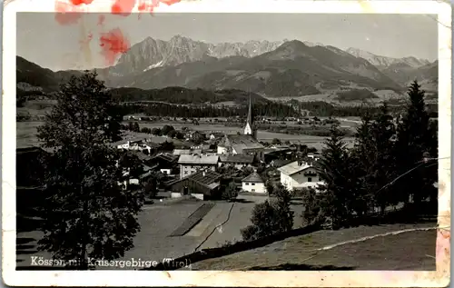 14081 - Tirol - Kössen mit Kaisergebirge - gelaufen 1948