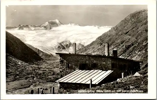 14082 - Kärnten - Malta , Osnabrücker Hütte mit Großelendkees - gelaufen 1958