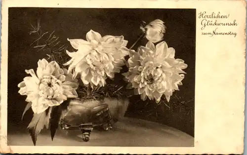 14099 -  - Herzlichen Glückwunsch zum Namenstag - gelaufen 1941