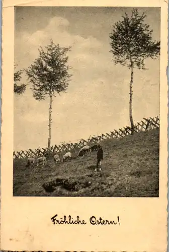 14100 -  - Fröhliche Ostern - gelaufen