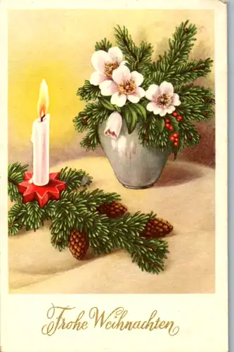 14161 -  - Frohe Weihnachten - gelaufen 1955