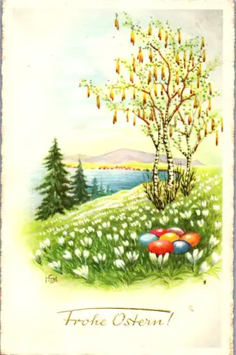 14165 -  - Frohe Ostern - gelaufen