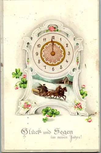 14209 -  - Glück und Segen im neuen Jahre - gelaufen