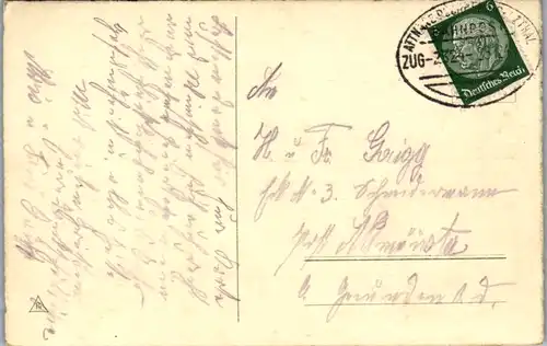 14213 -  - Herzliche Weihnachtsgrüße , Bahnpost Stempel Zug 2324 , Attnang Puchheim - Selztal - gelaufen 1940