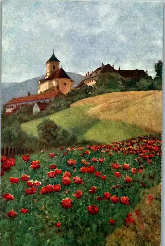 14247 - Künstlerkarte - Sonntagsmorgen , Une matinee de dimanche , signiert Karl M. Schuster - nicht gelaufen