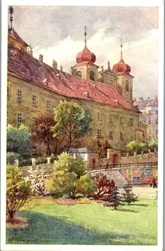 14334 - Künstlerkarte - Wien , Dominikanerkloster , signiert - nicht gelaufen